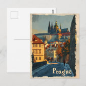  Praag Kasteel Briefkaart (Voorkant / Achterkant)