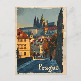  Praag Kasteel Briefkaart