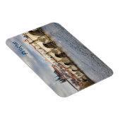 Praag Kasteel en Karelsbrug souvenir foto Magneet (Rechterzijde)