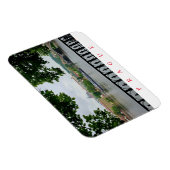 Praag Kasteel en uitzicht koelkastmagneet Magneet (Rechterzijde)