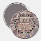 Praag Kasteel Riool Hoesje Magneet (Voorkant / Achterkant)