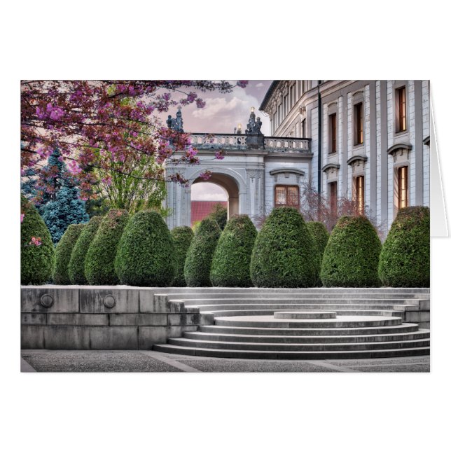 Praag Kasteeltuin in de ochtend (Voorkant Horizontaal)