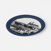 Praag, kathedraal, Castle - Tsjechisch papier (Par Papieren Bordje (Gekanteld)