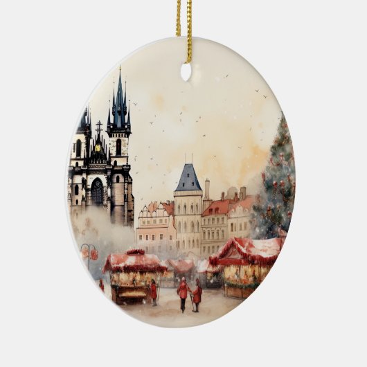 Praag Keramisch Ornament (Rechts)