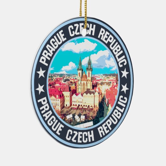 Praag Keramisch Ornament (Rechts)