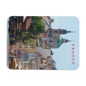 Praag kerk uitzicht koelkastmagneet magneet (Horizontaal)