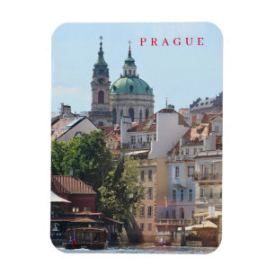 Praag kerk uitzicht koelkastmagneet magneet