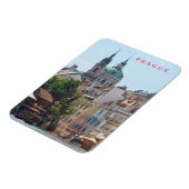 Praag kerk uitzicht koelkastmagneet magneet (Linkerzijde)