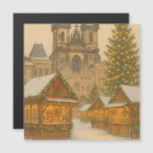 Praag Kerstvakantie Kunst Winterlandschap – Cadeau (Voorkant / Achterkant)
