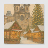 Praag Kerstvakantie Kunst Winterlandschap – Cadeau (Voorkant)