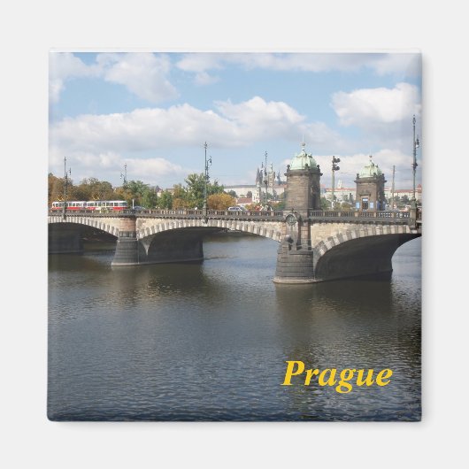 Praag keukenmagneet magneet (Voorkant)