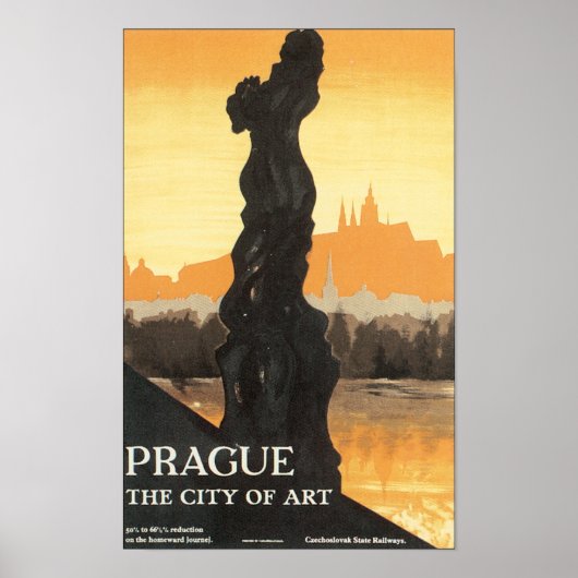 Praag, kunststad poster (Voorkant)