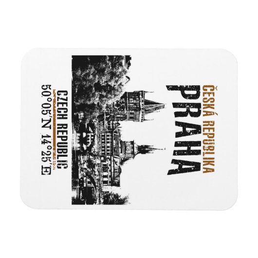 Praag Magneet (Horizontaal)