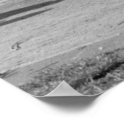 Praag - Mala Strana Uitzicht met Selectieve Kleur Poster (Hoek)