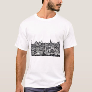 Praag middeleeuwse hoofdstad van Tsjechië T-shirt