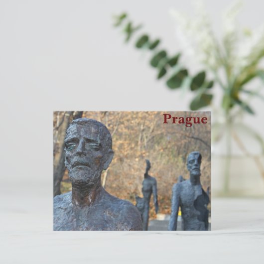 Praag monument briefkaart (Staand voorkant)