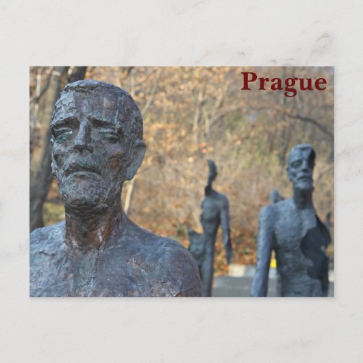Praag monument briefkaart (Voorkant)