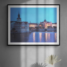 Praag Nacht Fine Art Fotografie Print