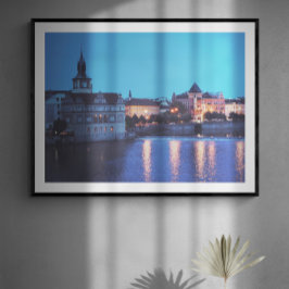Praag Nacht Fine Art Fotografie Print