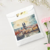 Praag nacht in Tsjechië Bedankzakje (Gezegeld)