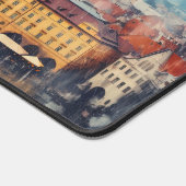 Praag nacht in Tsjechië Bureaumat (Hoek)