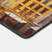 Praag nacht in Tsjechië Bureaumat (Hoek)