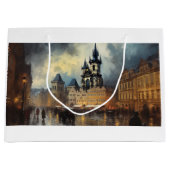 Praag nacht in Tsjechië Groot Cadeauzakje (Voorkant)