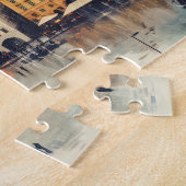 Praag nacht in Tsjechië Legpuzzel (Zijkant)