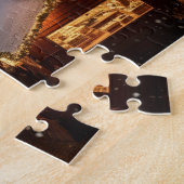 Praag nacht in Tsjechië Legpuzzel (Zijkant)