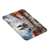 Praag nacht in Tsjechië Magneet (Rechterzijde)