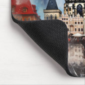 Praag nacht in Tsjechië Muismat (Hoek)