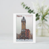 Praag - Old Town Hall Briefkaart (Staand voorkant)