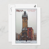 Praag - Old Town Hall Briefkaart (Voorkant / Achterkant)