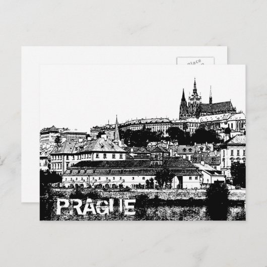 Praag, Old Town, Hradcany Castle, Tsjechië Briefkaart (Voorkant / Achterkant)