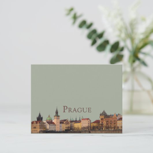 Praag: Old Town Skyline Briefkaart (Staand voorkant)
