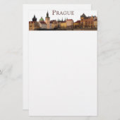 Praag: Old Town Skyline Briefpapier (Voorkant / Achterkant)