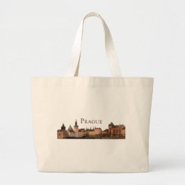 Praag: Old Town Skyline Grote Tote Bag
