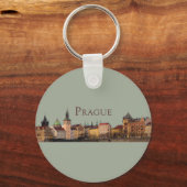 Praag: Old Town Skyline Sleutelhanger (Voorkant)