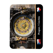 Praag & Orloj - Astronomische klok /Tsjechisch Magneet (Verticaal)