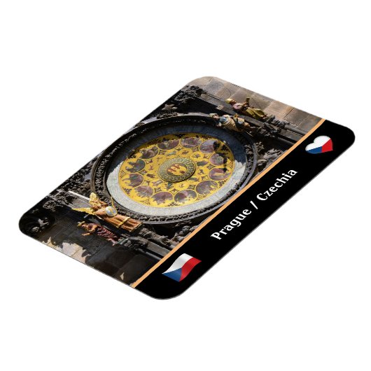 Praag & Orloj - Astronomische klok /Tsjechisch Magneet (Linkerzijde)