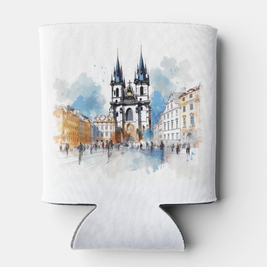 Praag oud blikjeskoeler (Achterkant)