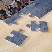 Praag. Oude stadsplein en Tyn Church. Legpuzzel (Zijkant)