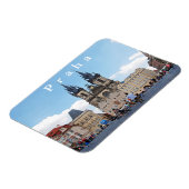 Praag. Oude stadsplein en Tyn Church. Magneet (Linkerzijde)