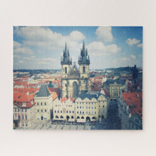 Praag oude stadsplein legpuzzel