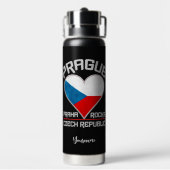 Praag/Praag-douanenaam Waterfles (Achterkant)