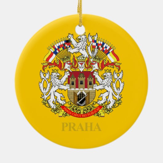 Praag (Praag) Keramisch Ornament (Achterkant)