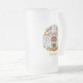 Praag (Praag) Matglas Bierpul (Voorkant rechts)