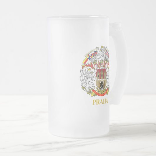 Praag (Praag) Matglas Bierpul (Voorkant rechts)