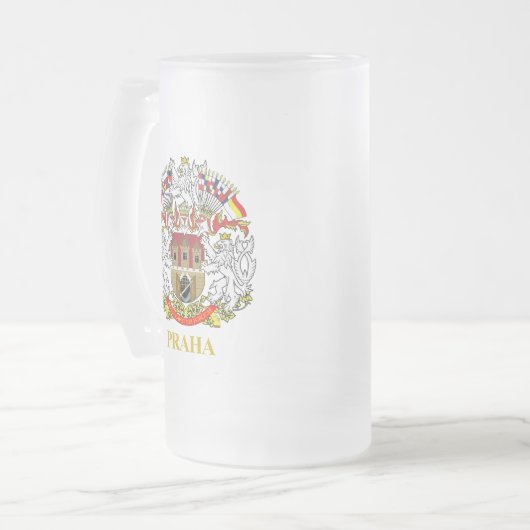 Praag (Praag) Matglas Bierpul (Voorkant links)