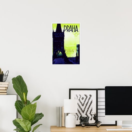 Praag (Praag) Poster (Thuiskantoor)
